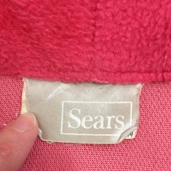 Vintage Robe & Nightie sz M-L - Fuchsia - Picture 5 of 14